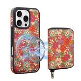 Denior D23 MagSafe Detachable Zipper Wallet Holder Phone Case, For iPhone 16 Pro Max, For iPhone 16 Pro, For iPhone 16 Plus, For iPhone 16, For iPhone 15 Pro Max, For iPhone 15 Pro, For iPhone 15 Plus, For iPhone 15